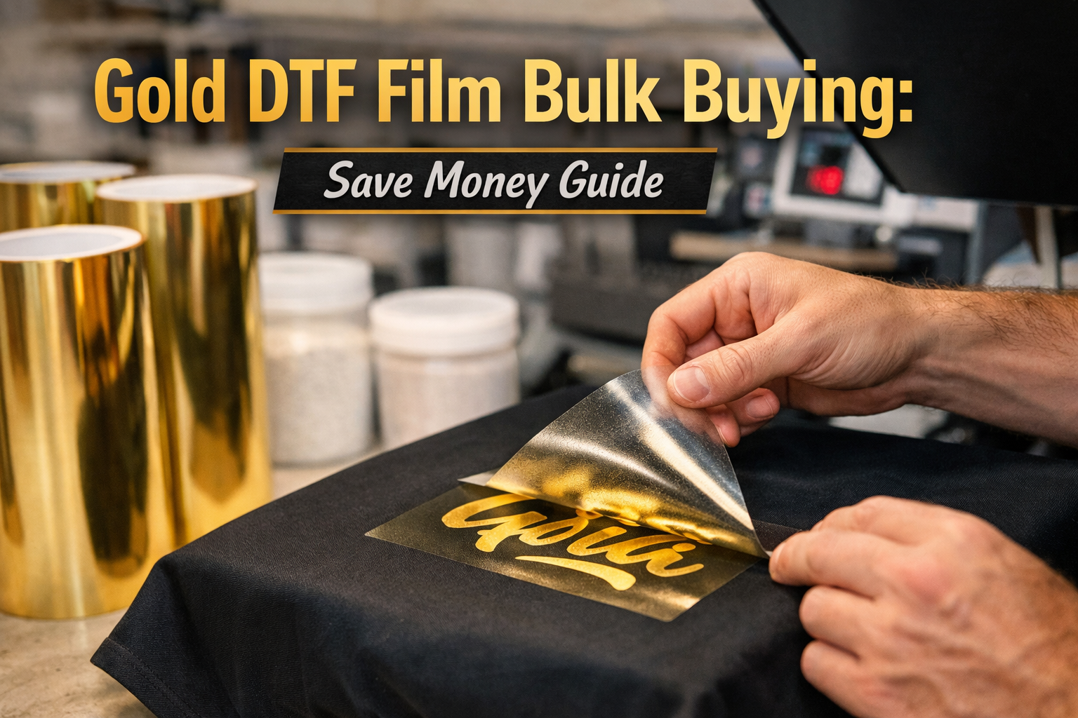 Gold DTF Film Bulk Buying: Save Money Guide