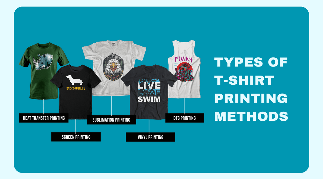 Types of T-shirt Printing Methods