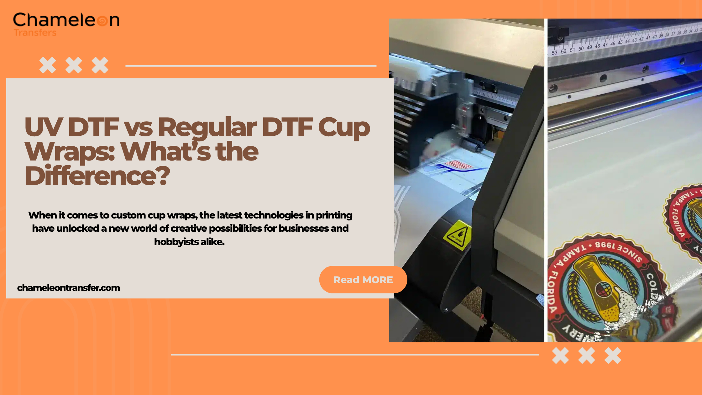 UV DTF vs Regular DTF Cup Wraps: What’s the Differe