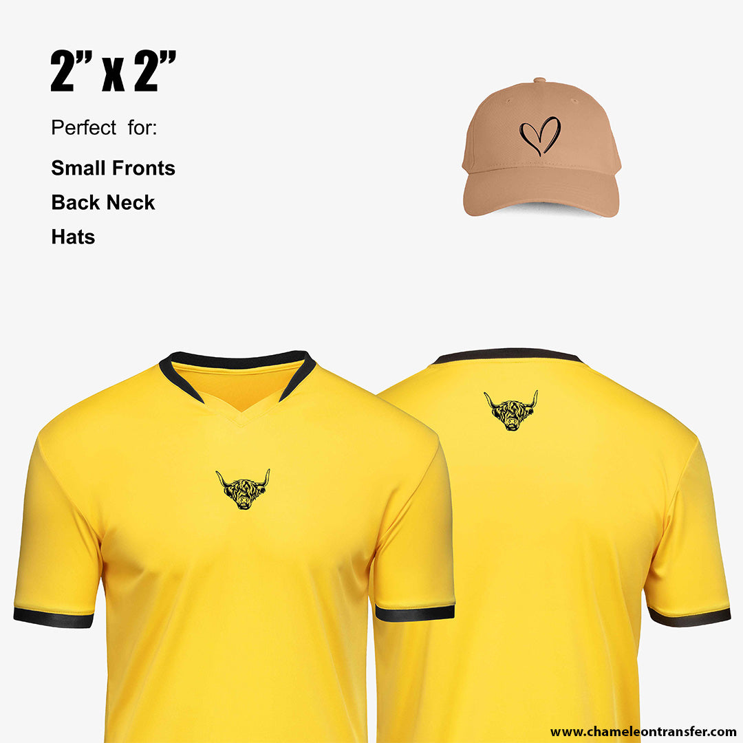 DTF Printing In a Yellow Shirt and cap